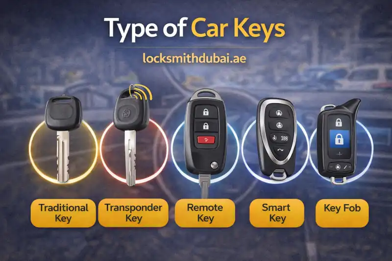 Types of Car Keys: A Complete Guide for Dubai Car Owners