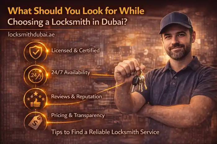 What Should You Look for While Choosing a Locksmith in Dubai?