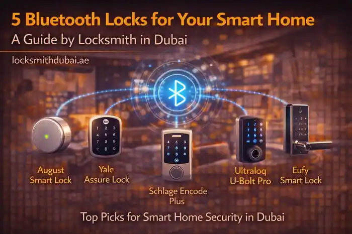 5 Bluetooth Locks for Your Smart Home: A Guide by Locksmith in Dubai