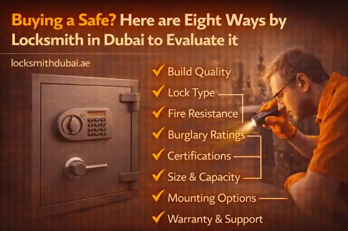 Buying a Safe? Here are Eight Ways by Locksmith in Dubai to Evaluate it
