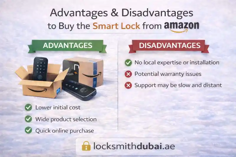 Advantages & Disadvantages to Buy the Smart Lock from Amazon
